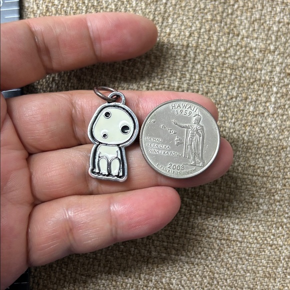 🖤Studio Ghibli® Princess Mononoke Kodama (Forest Spirit) charm pendant - Picture 7 of 7